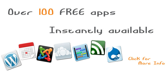 See all the free apps available instantly with our hosting plans.